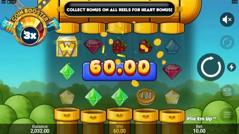 Pile 'Em Up slot screenshot 3