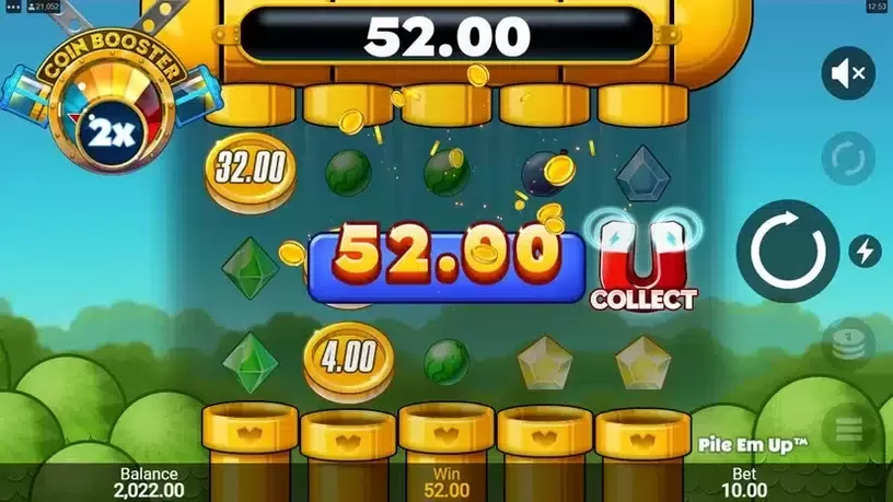 Pile 'Em Up slot screenshot 2