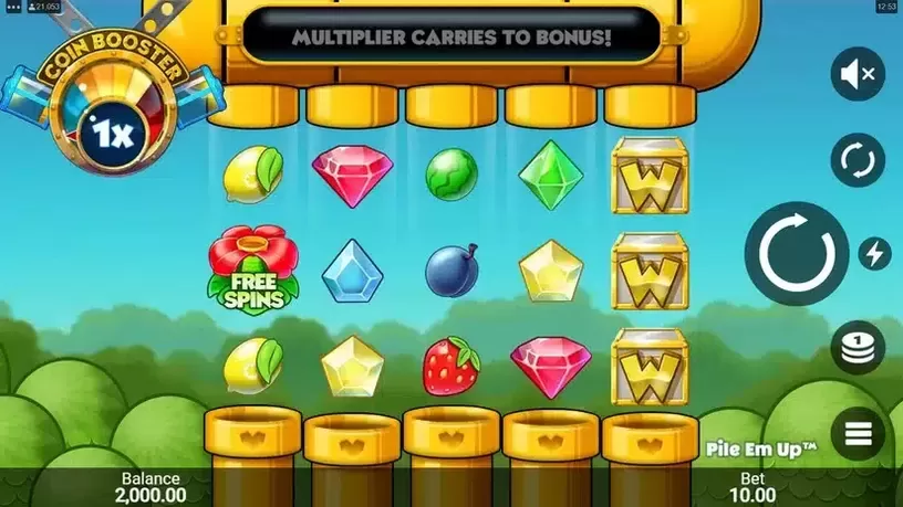 Pile 'Em Up slot screenshot 1