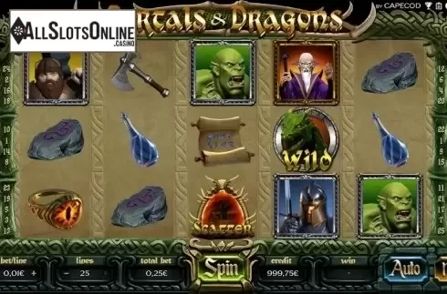 Screen 1. Portals & Dragons from Capecod Gaming