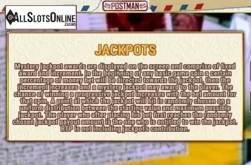 jackpots. Postman (Fazi) from Fazi