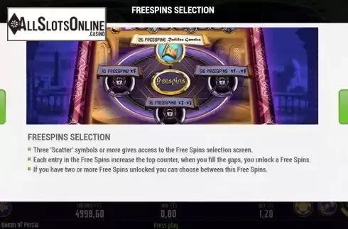 Game Features screen 4