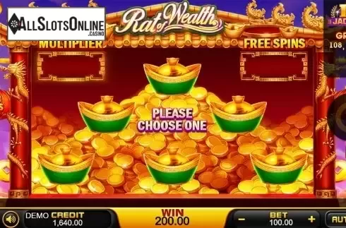 Game workflow 2. Rat of Wealth from PlayStar
