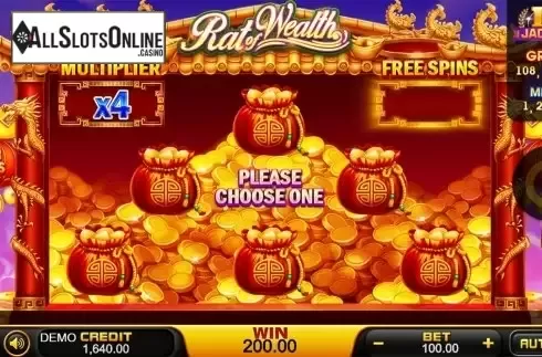 Game workflow 3. Rat of Wealth from PlayStar