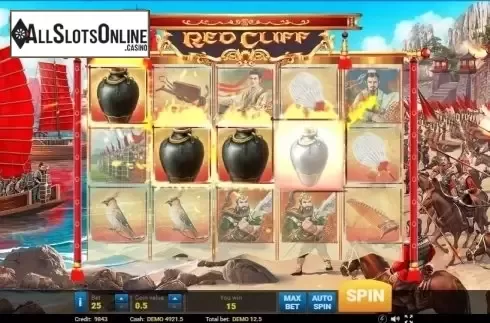 Win screen. Red Cliff from Evoplay Entertainment