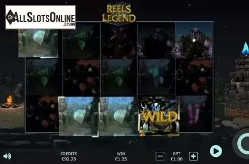 Win screen 1. Reels of Legend from Cubeia