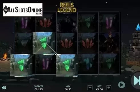 Win screen 2. Reels of Legend from Cubeia