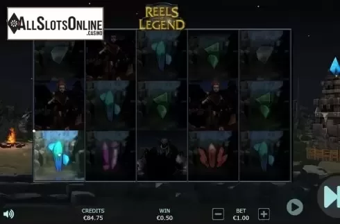 Win screen 3. Reels of Legend from Cubeia