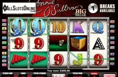 Screen6. Ronnie O'Sullivan from Mazooma