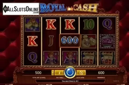 Win Screen 2. Royal Cash Pulse from iSoftBet