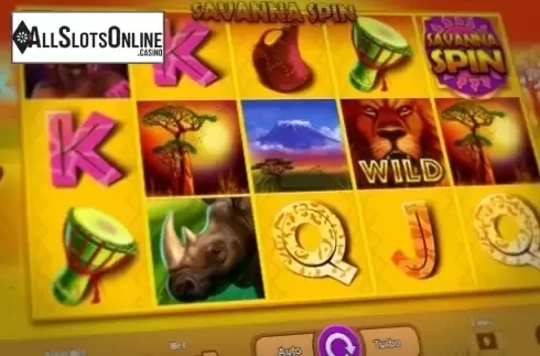 Reel Screen. Savanna Spin from NetoPlay