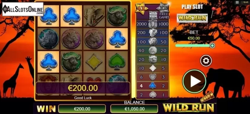 Game Screen 2. Scratch WIld Run from NextGen