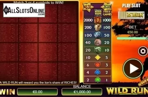 Game Screen 1. Scratch WIld Run from NextGen