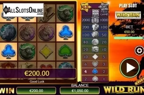Game Screen 2. Scratch WIld Run from NextGen