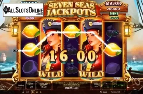 Screen7. Seven Seas Jackpots from Greentube