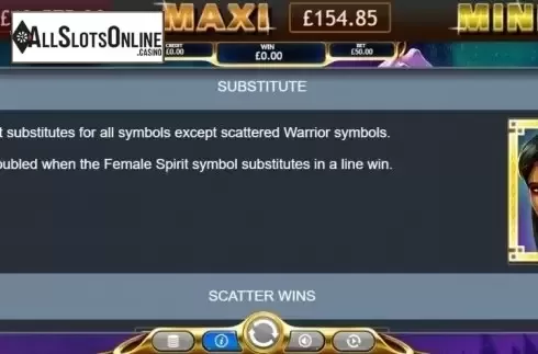 Substitute. Shaman Spirit Jackpot from Eyecon