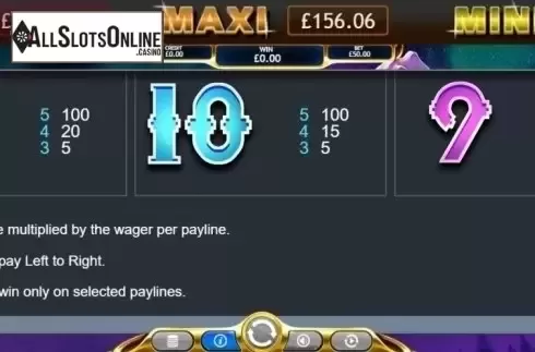 Paytable. Shaman Spirit Jackpot from Eyecon