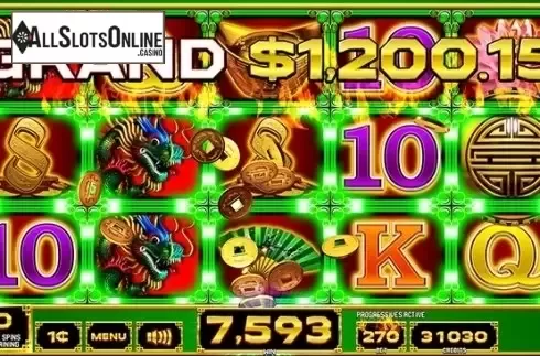 Win Screen. Shen Fortunes from Incredible Technologies