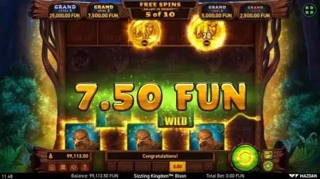 Sizzling Kingdom™: Bison slot screenshot 6