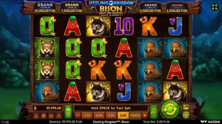Sizzling Kingdom™: Bison slot screenshot 1