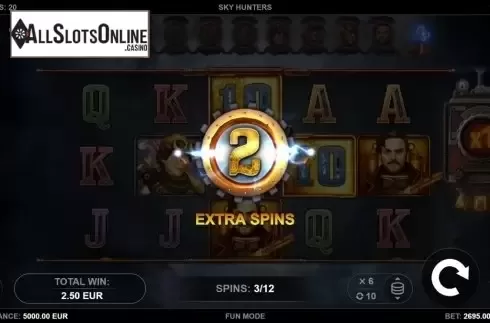 Additional Free Spins. Sky Hunters from Kalamba Games