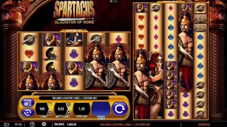 Spartacus Gladiator of Rome slot screenshot 1
