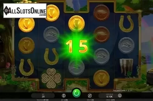 Win screen. Stacks O'Gold from iSoftBet