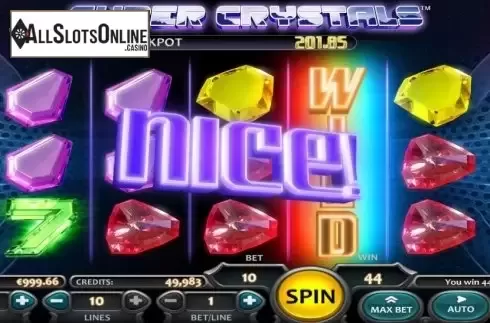 Win Screen. Super Crystals from Nucleus Gaming