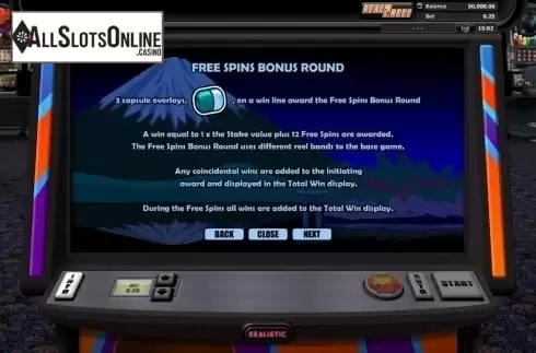 Paytable 3. Super Graphics Super Lucky from Realistic