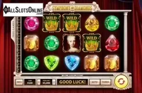 Game Workflow screen . Symphony of Diamonds from Skywind Group