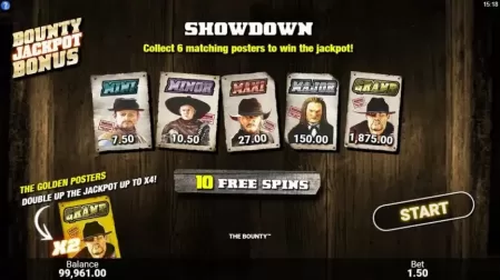 The Bounty slot screenshot 2