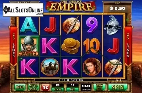 Win Screen. The Great Empire (GMW) from GMW