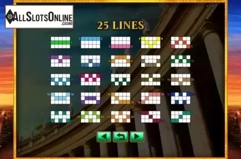 Paylines. The Great Empire (GMW) from GMW