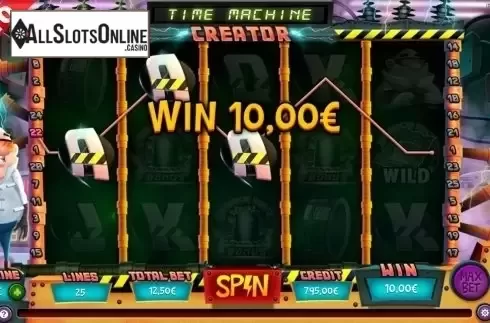 Win screen. Time Machine Creator from Capecod Gaming