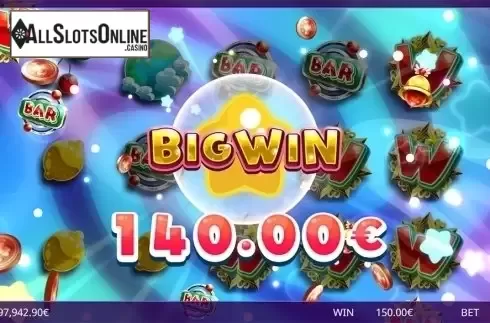 Big win screen. Twinkle Star from Ganapati
