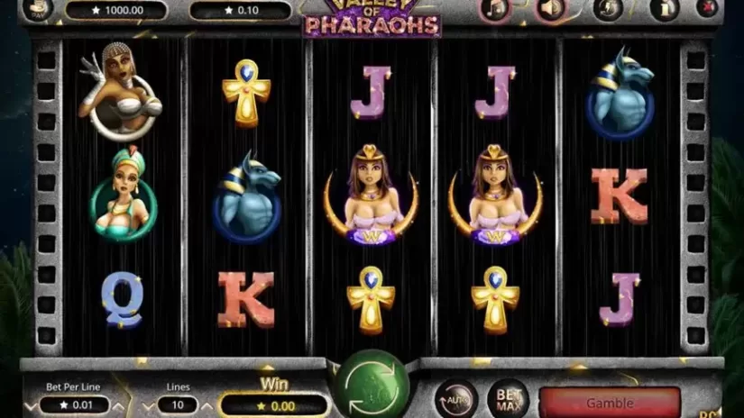 Valley Of Pharaohs slot screenshot 1