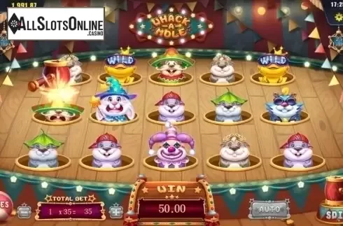 Win Screen. Whack-A-Mole from Dream Tech