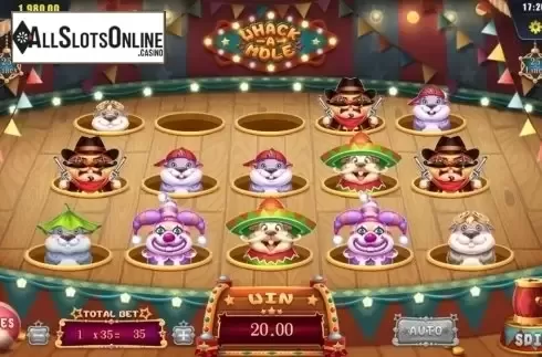 Reel Screen. Whack-A-Mole from Dream Tech
