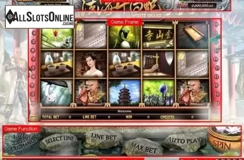 Reel Screen. White Snake from esball