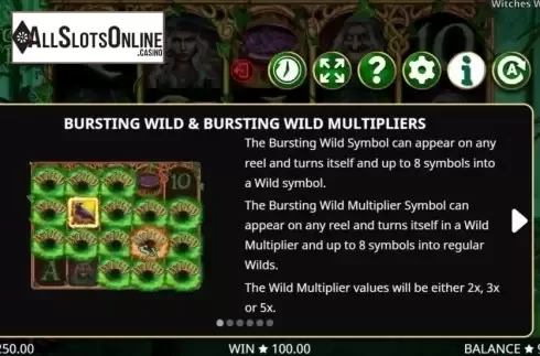 Features 1. Witches Wild Brew from Booming Games