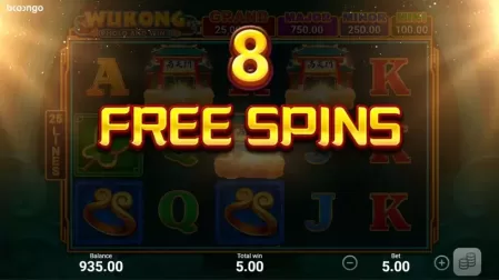 Wukong slot screenshot 2