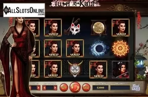 Wild Win Screen. Yumi & Kaori from ReelNRG