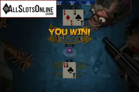 Win Screen 2. Zombie Blackjack from Bunfox