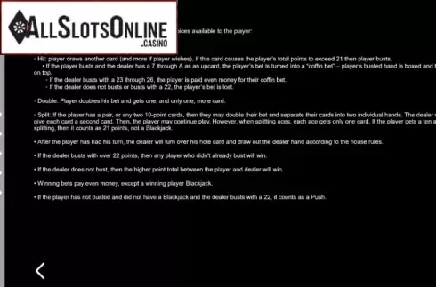 Rules 1. Zombie Blackjack from Bunfox