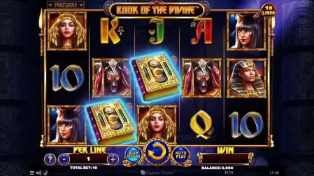 Book of The Divine slot screenshot 1