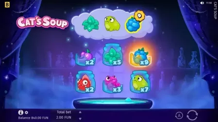 Cat's Soup slot screenshot 2
