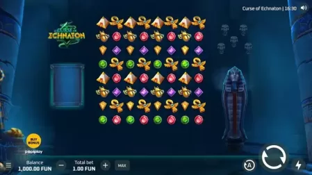 Curse of Echnaton slot screenshot 1