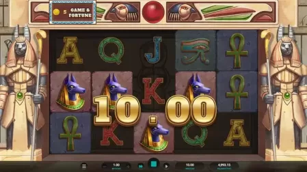 Curse of Ra slot screenshot 2