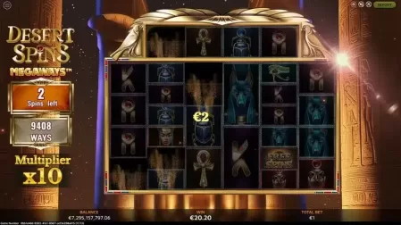 Desert Spins Megaways slot screenshot 3