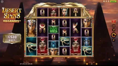 Desert Spins Megaways slot screenshot 1